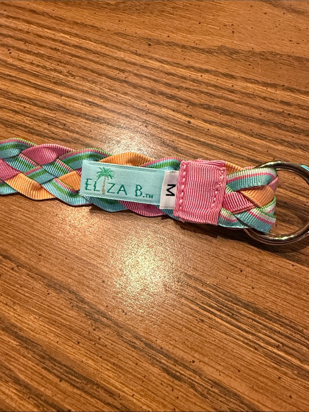 Pastel Braided Double-Ring Women’s Belt - Pink,orange, green, blue !! - Picture 2 of 2